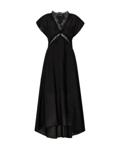 207366_BLACK Kleding Jurken