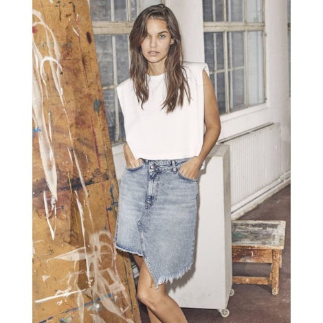 DarinCC Asym Crop Skirt Kleding Rokjes