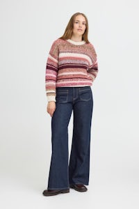 50209031_DARKBLUEDENIM Kleding Broeken