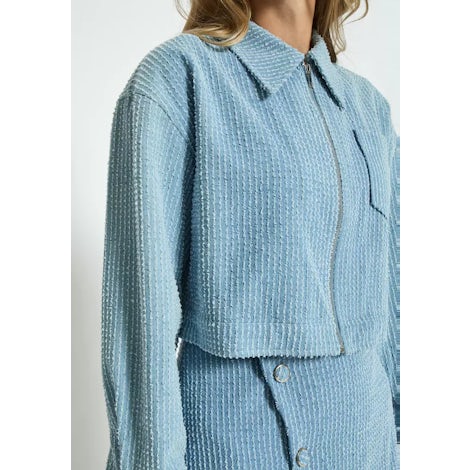 Velmia Short Denim Jacket Kleding Jassen
