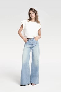 H-CS26M105_BRIGHTBLUE Kleding Broeken