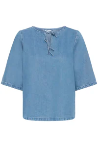 50210383_LIGHTBLUEDENIM Kleding Bloesjes