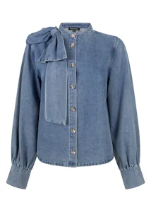 C26-21-301_000050-MIDBLUEDENIM Kleding Bloesjes
