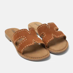 LA75949_TAN Schoenen Slippers
