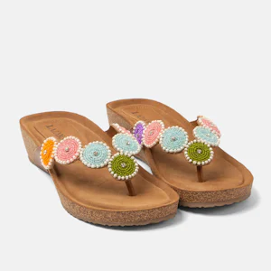 LA75926_MULTICOLOR Schoenen Slippers