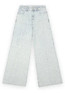 H-CS26M84_LEOPARDBLUE Kleding Broeken