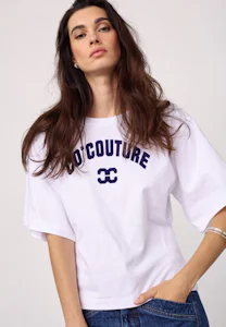500108_WHITE-BLUE Kleding T-shirts